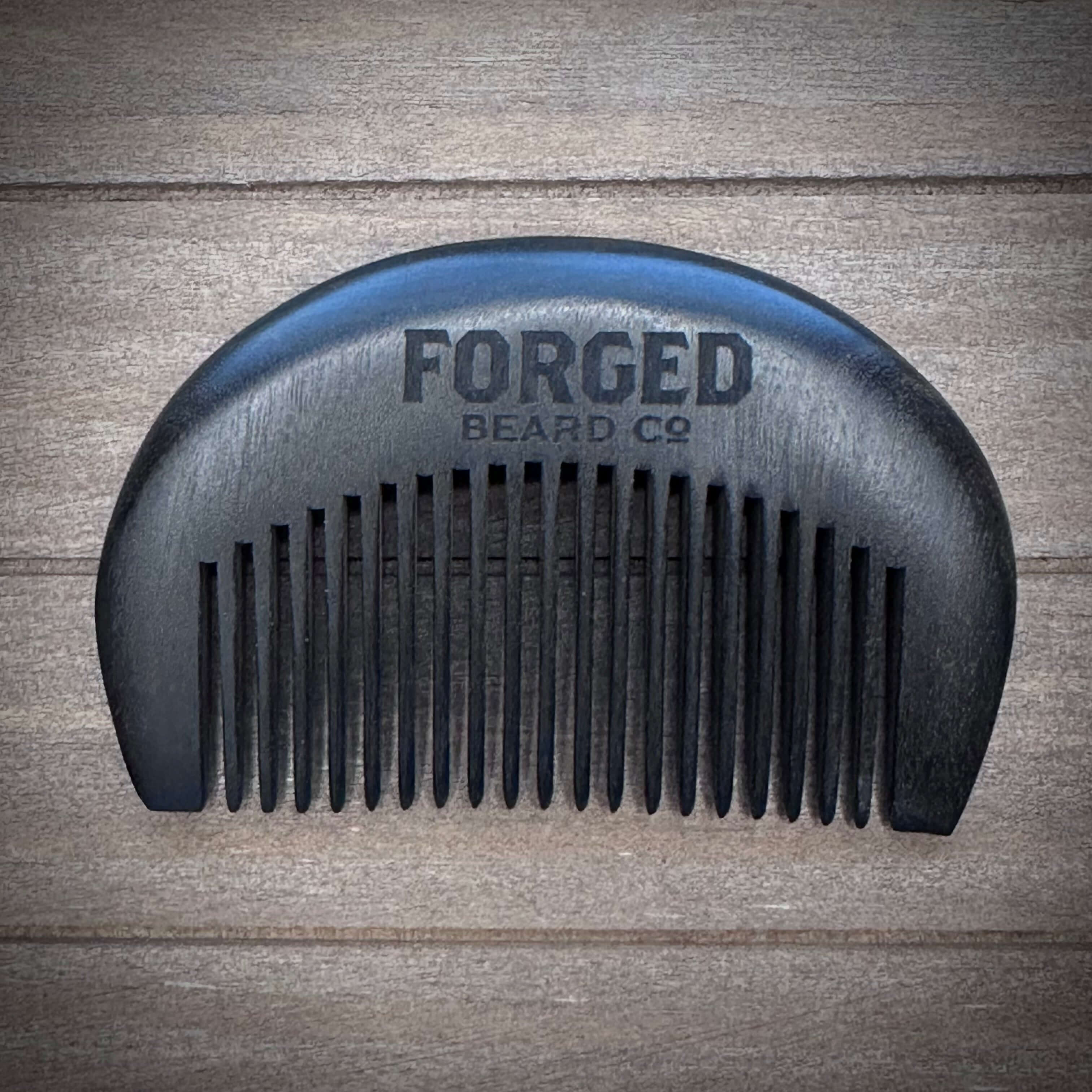 Forged Beard Co. sandalwood beard comb