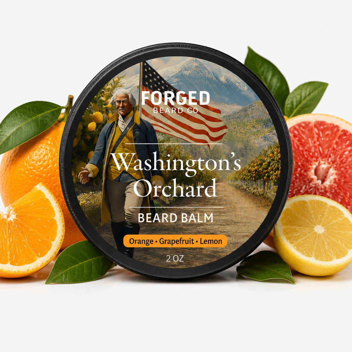 Washington's Orchard Beard Balm - Orange, Grapefruit, Lemon