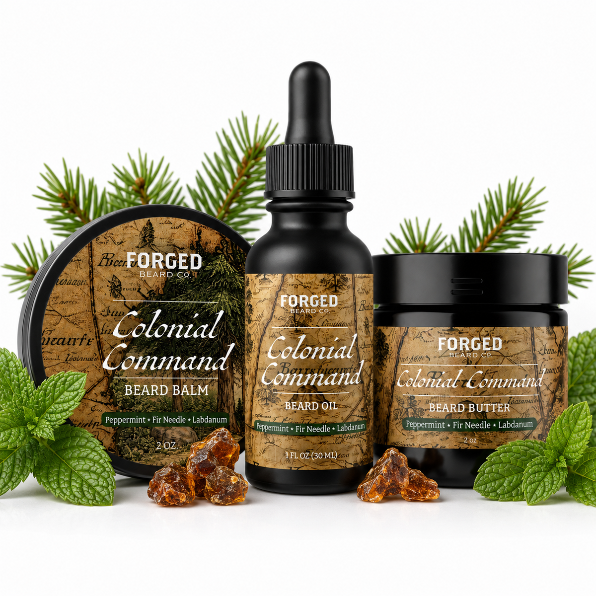 Colonial Command Styling Bundle | Peppermint, Fir Needle, Labdanum