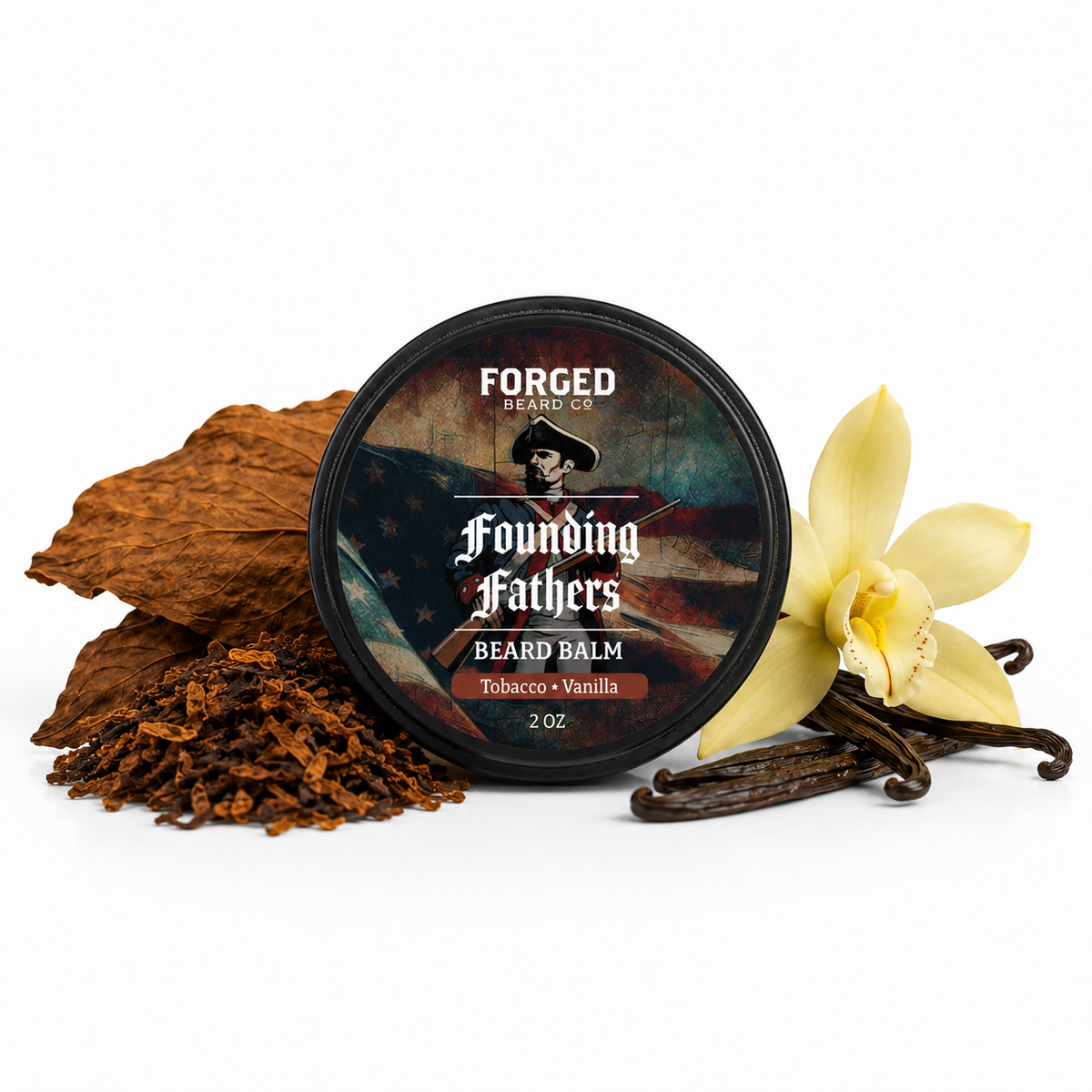 Founding Fathers Beard Balm - Tobacco, Vanilla