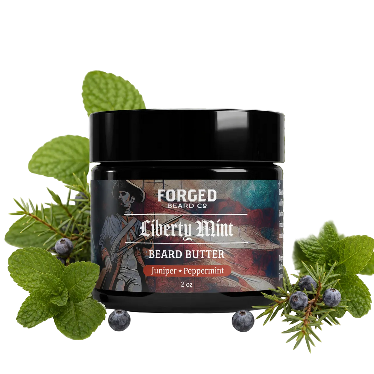 Liberty Mint Beard Butter - Juniper Berry, Peppermint, Frankincense