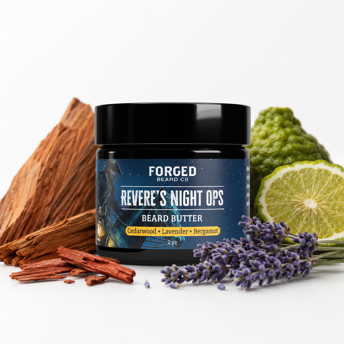 Revere's Night Ops Beard Butter - Bergamot, Lavender, Cedar
