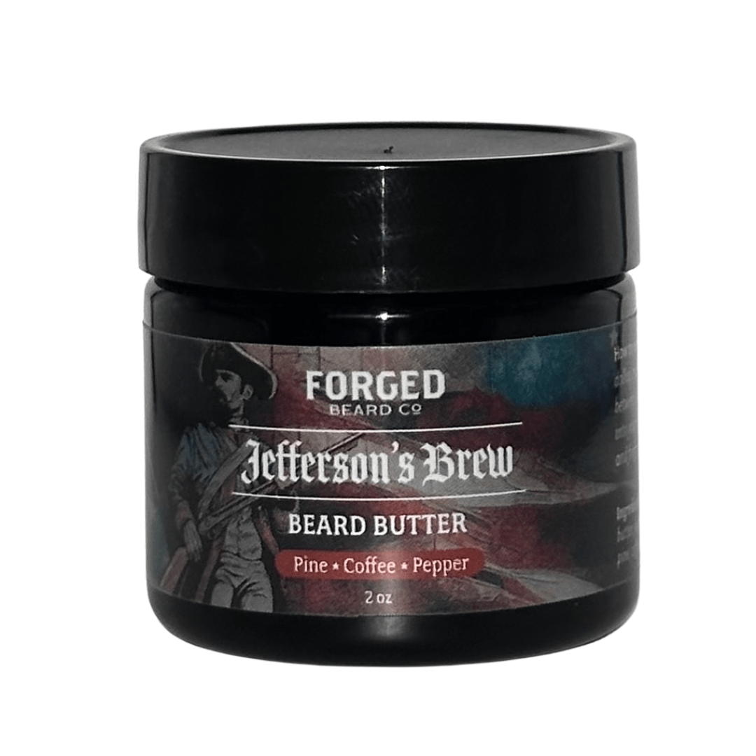 Forged Beard Co. pine and coffee beard butter