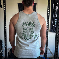 Forged Beard co. beard strong tank top back