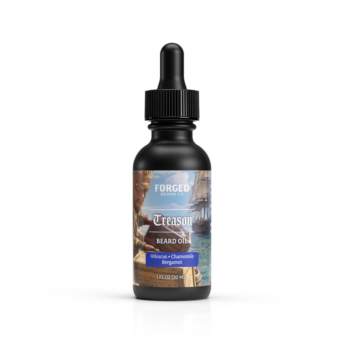 Treason Beard Oil - Hibiscus, Chamomile, Bergamot