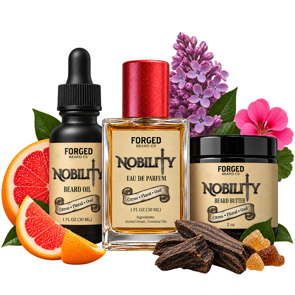 Nobility Confidence Kit | Citrus, Floral, Oud