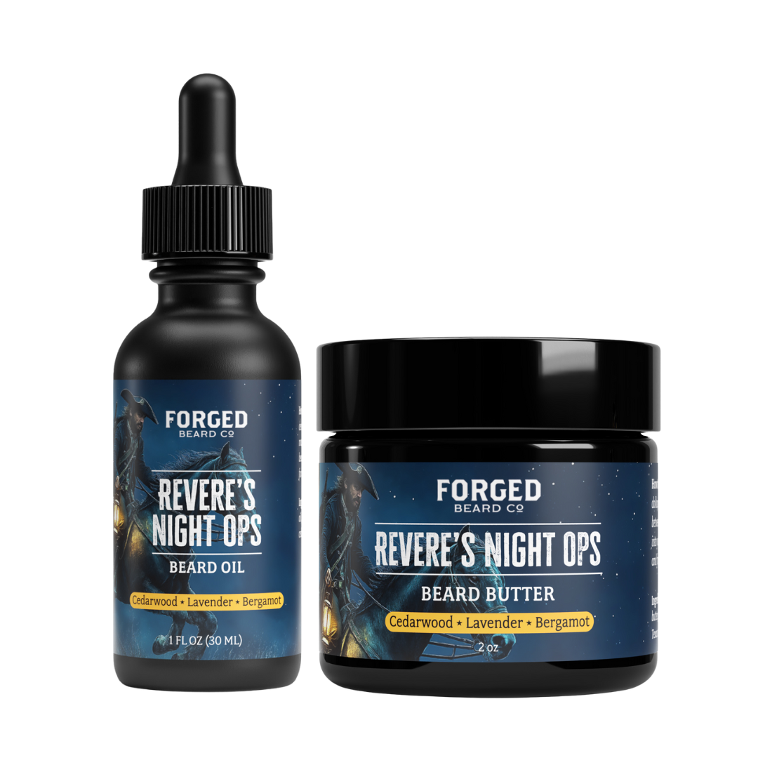 Starter Beard Bundle | Revere's Night Ops - Bergamot, Lavender, Cedar