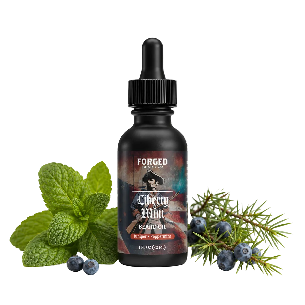 Liberty Mint Beard Oil - Juniper Berry, Peppermint, Frankincense